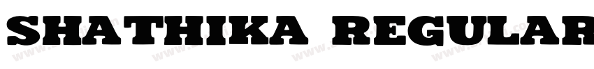 Shathika Regular字体转换
